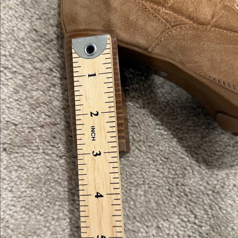 Aquatalia Iole Quilted Suede Lace-Up Booties Women 6.5 Brown Weatherproof Boots - Picture 10 of 10